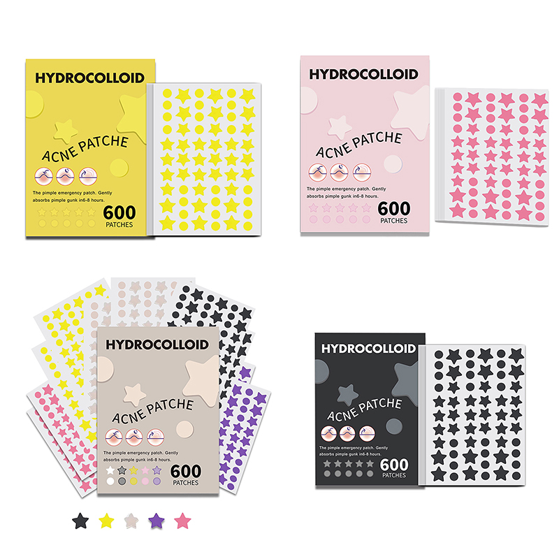 Beauty Makeup Tool - 600 PCS/Set Star Pimple Patch Acne