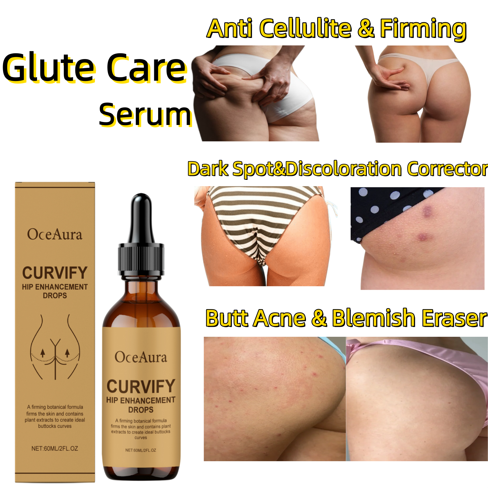 Beauty And Makeup - Butt Enhancement Serum,Active Warming & Plumping