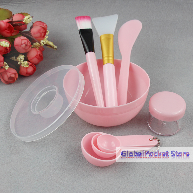 Beauty Makeup Women - Facial Brush Mask Bowl Spoon Set