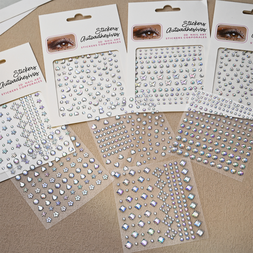 Beauty Gems Makeup - 1 Sheet Star Moon Eye Body