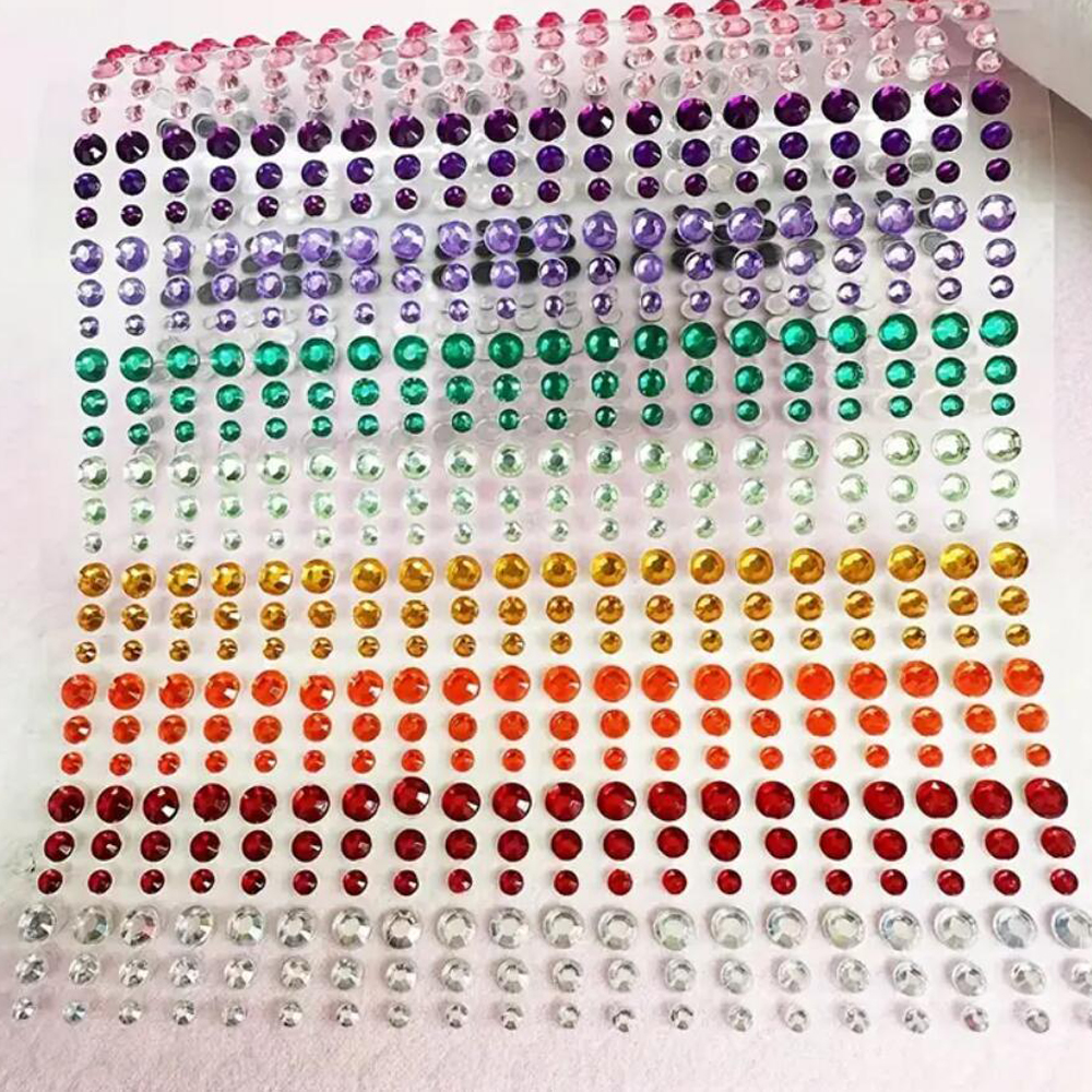 900PCS Self Adhesive Rhineston - Beauty Gems Makeup recension och pris
