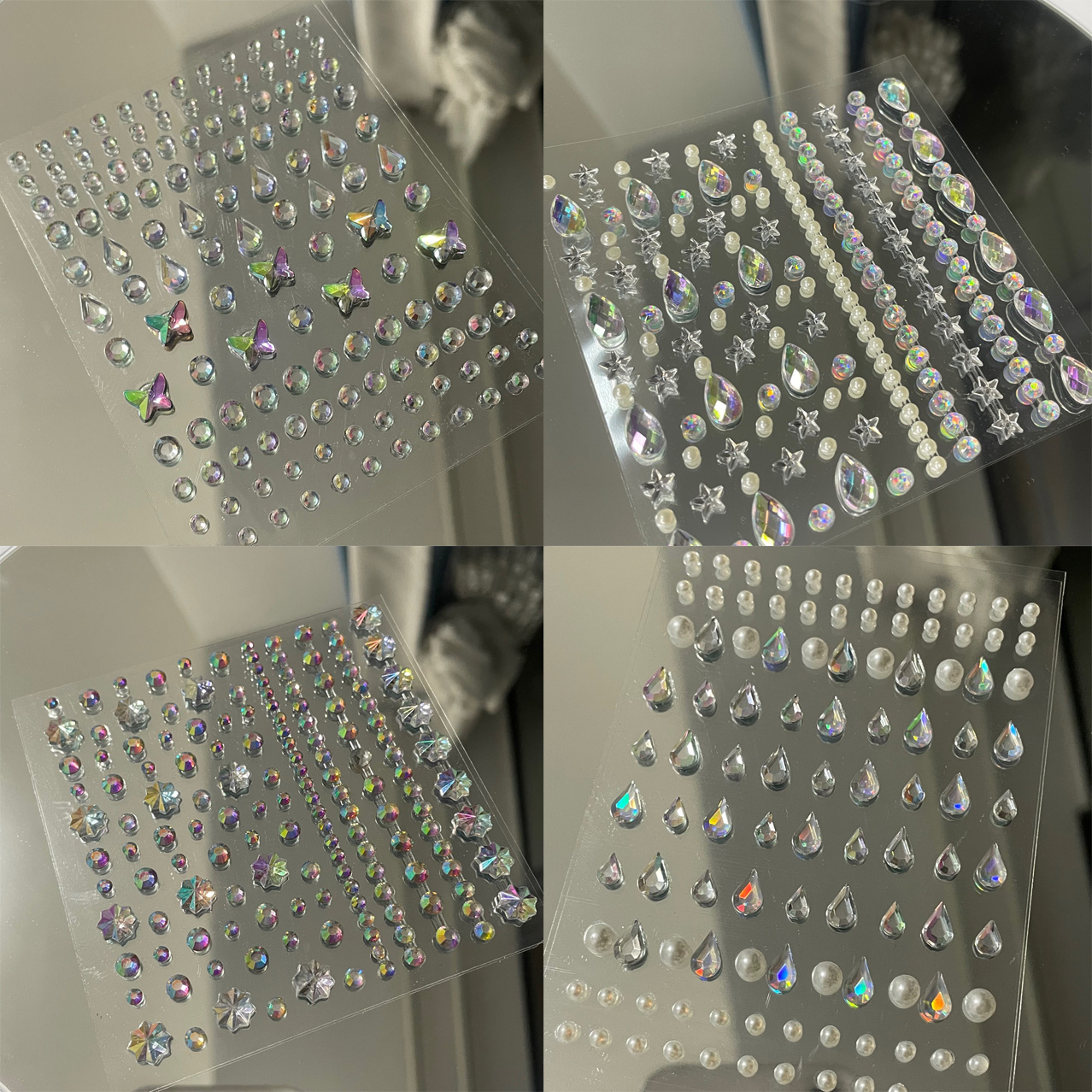 3D Sparkle Crystal Diamond Sti - Beauty Gems Makeup recension och pris