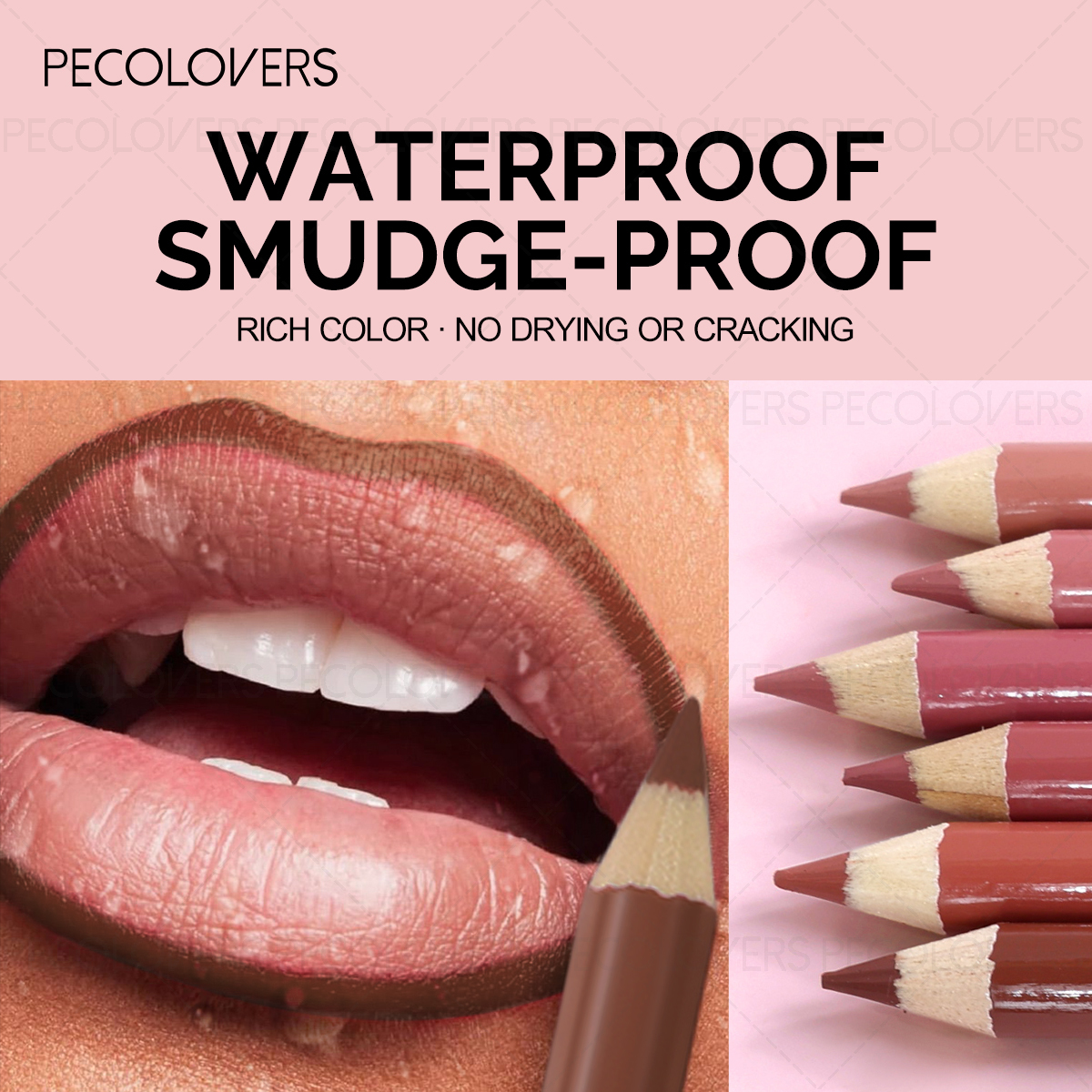 Nude Matte Lip Pencil - Long-L - Lip Liner Pencil recension och pris