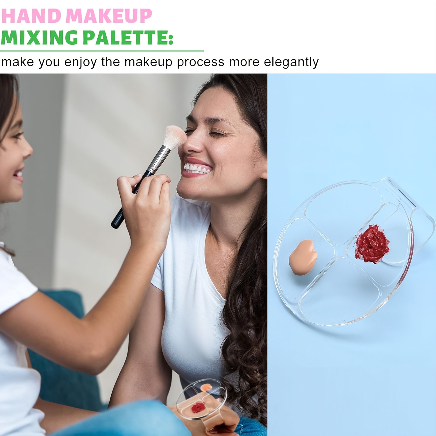 1 Clear Acrylic Makeup Mixing  - Beauty And Makeup recension och pris