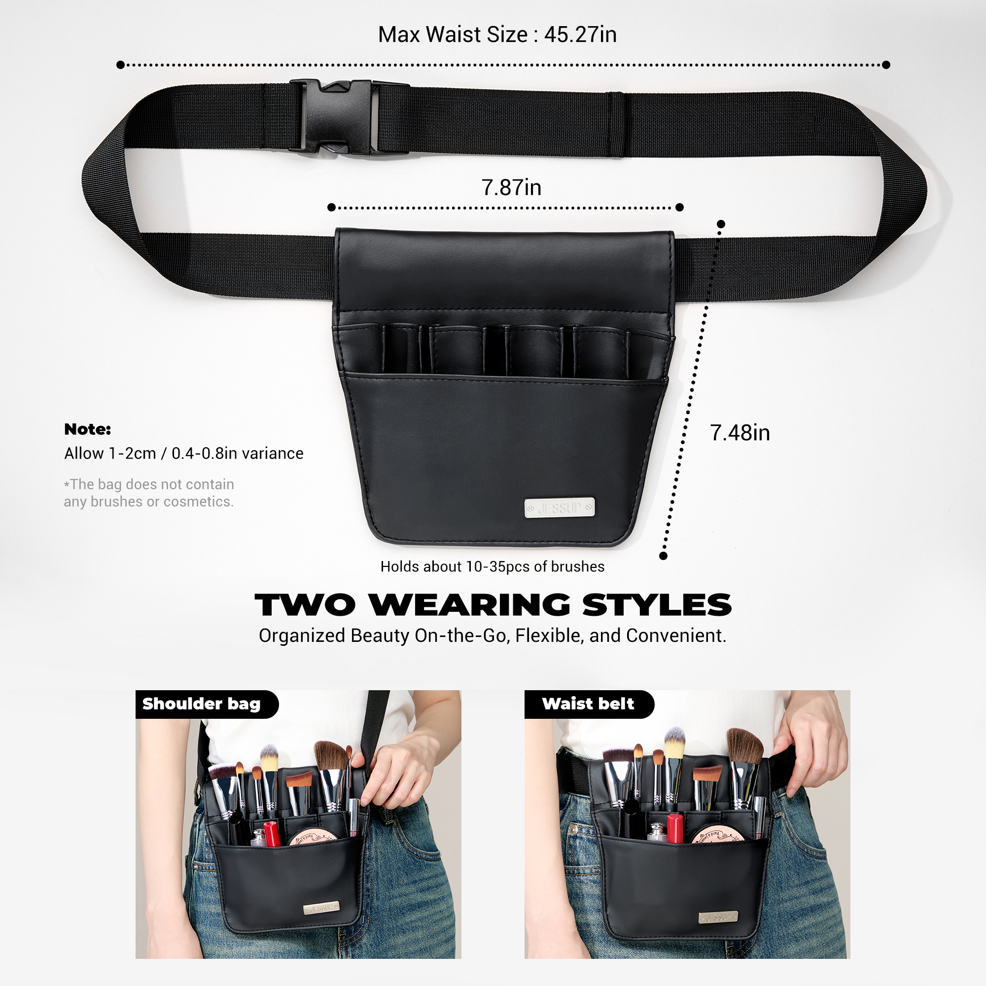 Jessup Makeup Artist Belt Bag  - Beauty Makeup Women recension och pris