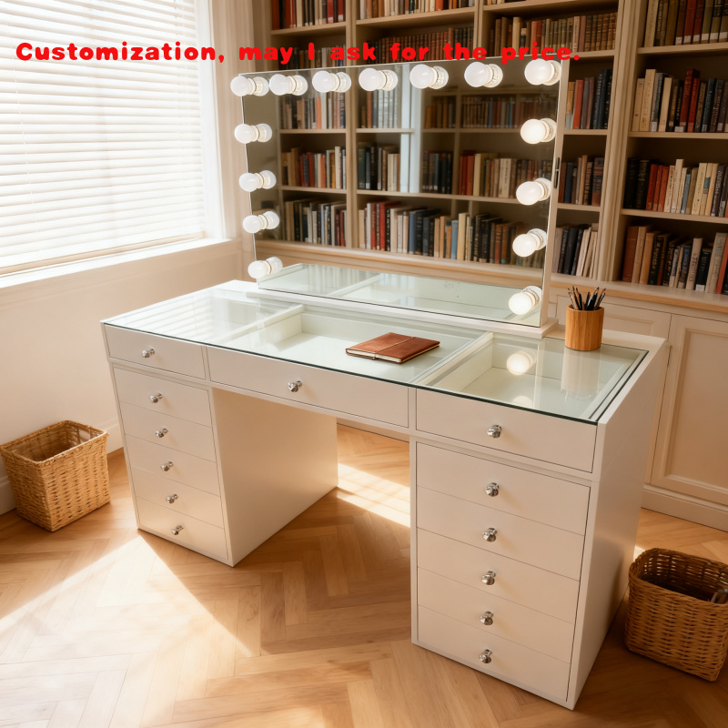 custom.LED Lighted Mirror Make - Beauty Makeup Usa recension och pris
