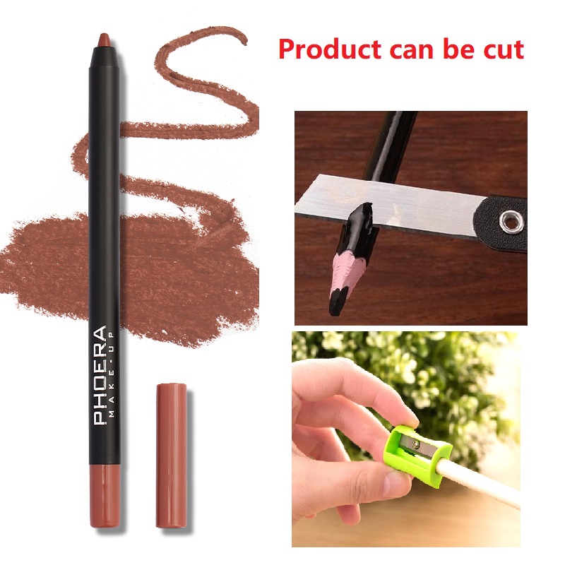 13 Colors Lipstick Fashion Por - Lip Liner Pencil recension och pris
