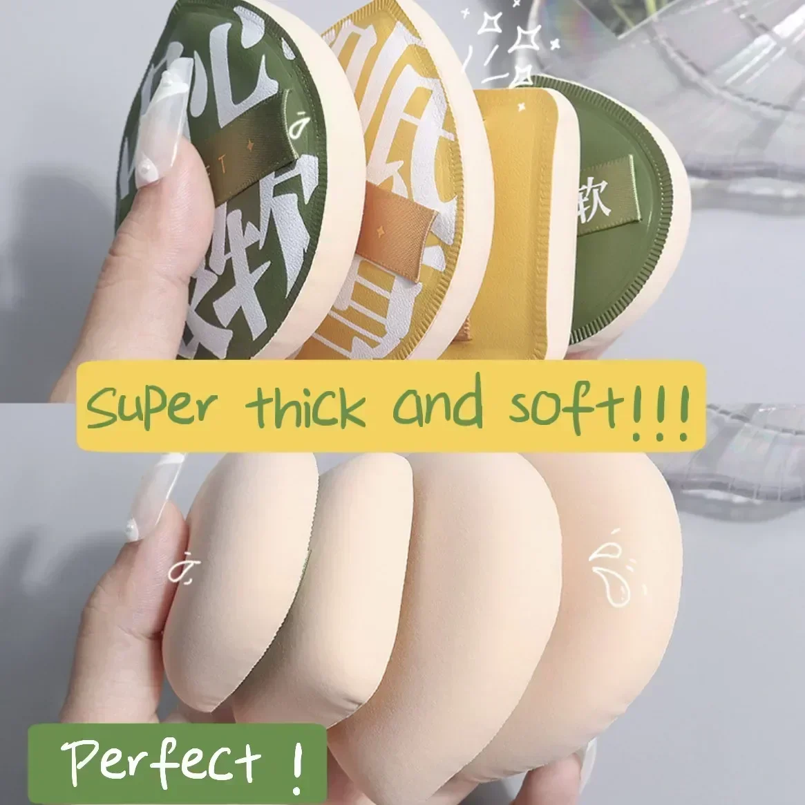 1PCS Makeup Sponge Cosmetic Pu - Beauty Makeup Korean recension och pris