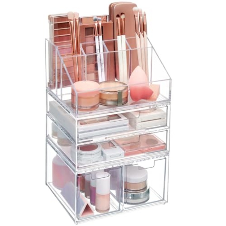 Chloe Stackable Clear Makeup H - Beauty Makeup Usa recension och pris