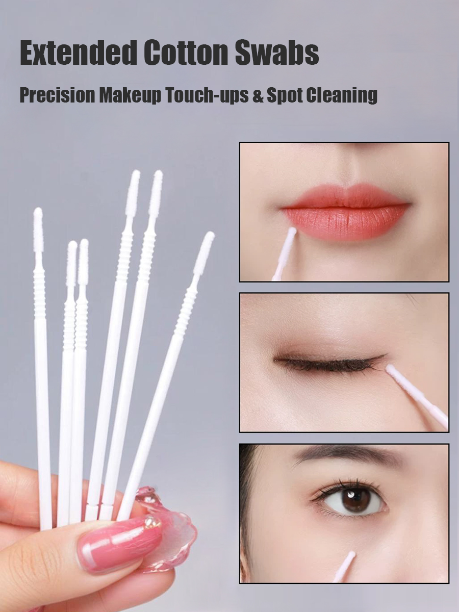 Disposable Long Cotton Swabs E - Beauty Makeup Tool recension och pris