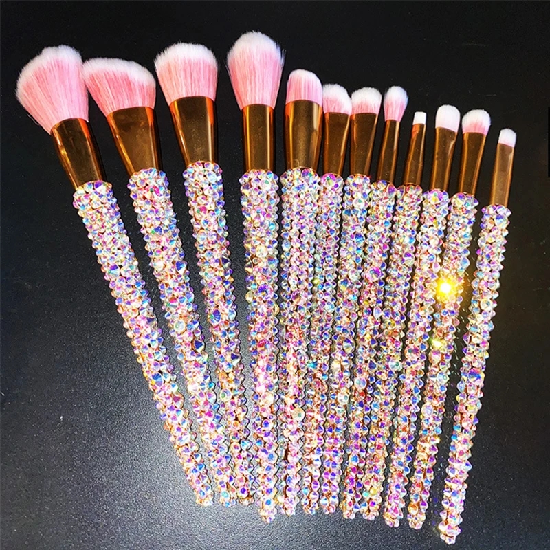 12Pcs/set Diamond-studded Make - Beauty Gems Makeup recension och pris