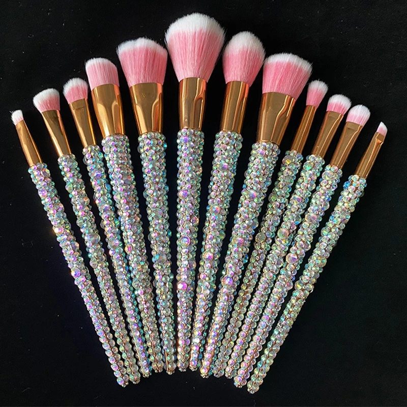 12Pcs/set Diamond-studded Make - Beauty Gems Makeup recension och pris