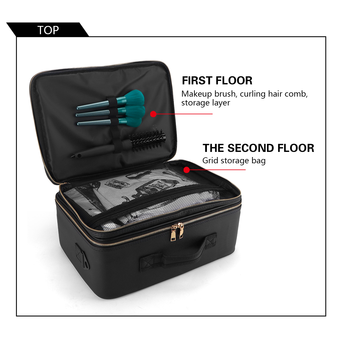 Women Travel Cosmetic Case Org - Beauty Makeup Women recension och pris