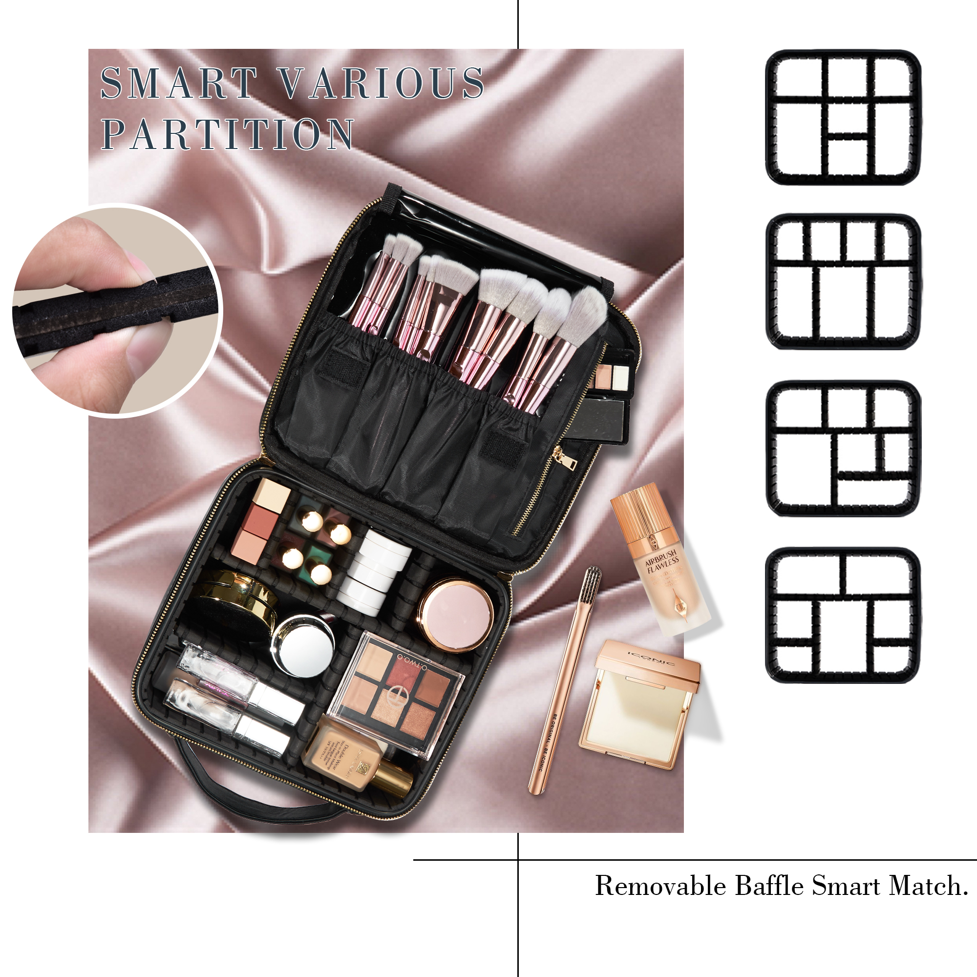 Cosmetic Case Makeup Bag Vanit - Beauty And Makeup recension och pris