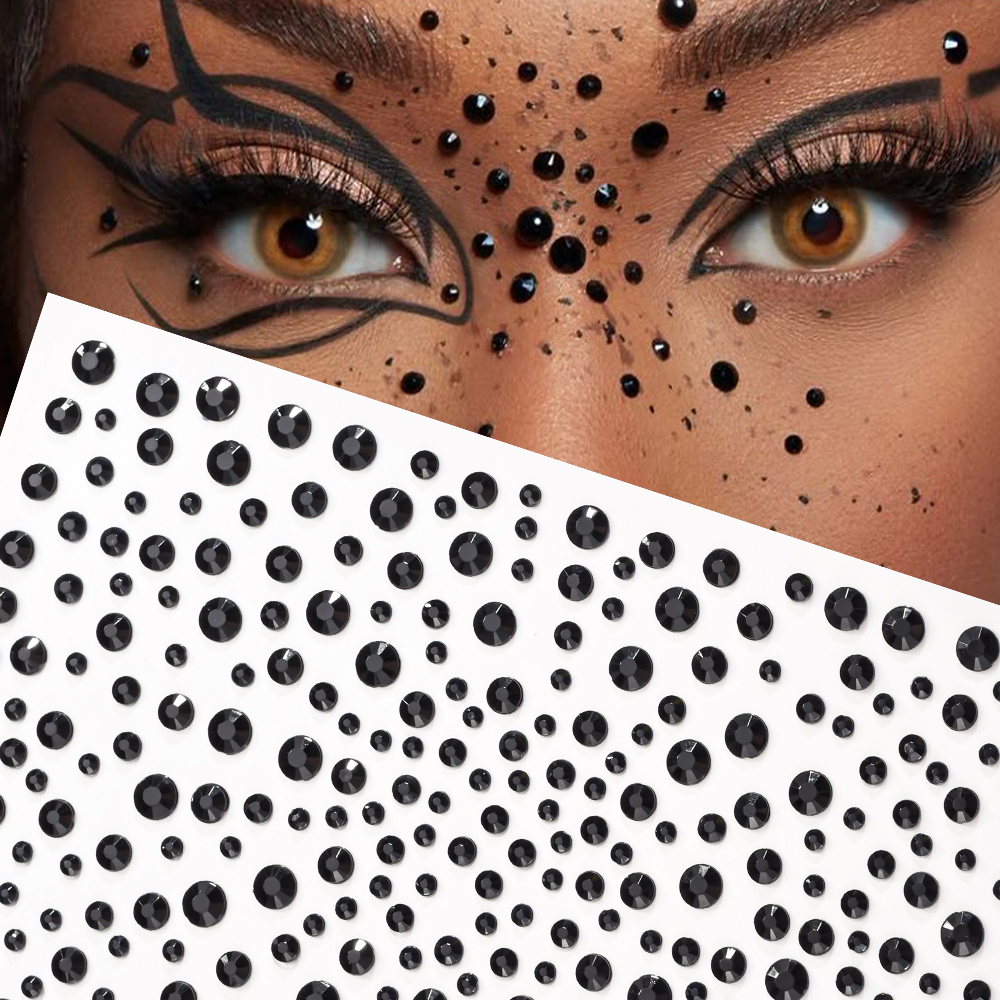 1Sheet 9D Halloween Punk Black - Beauty Gems Makeup recension och pris