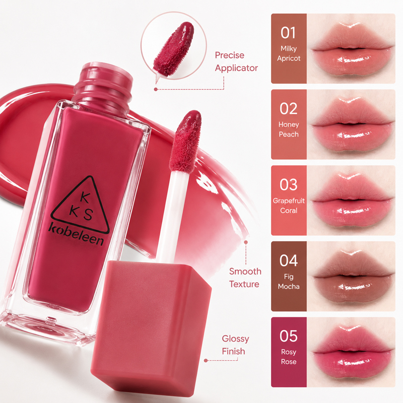 K-Beauty Juicy Glass Lip Gloss - Beauty Makeup Korean recension och pris