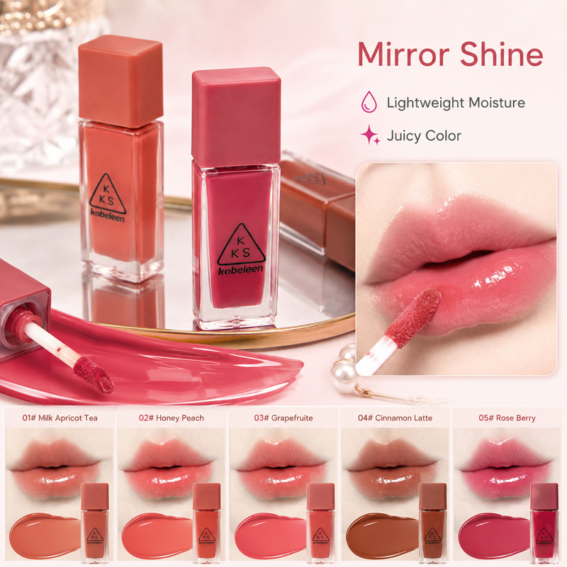 K-Beauty Juicy Glass Lip Gloss - Beauty Makeup Korean recension och pris