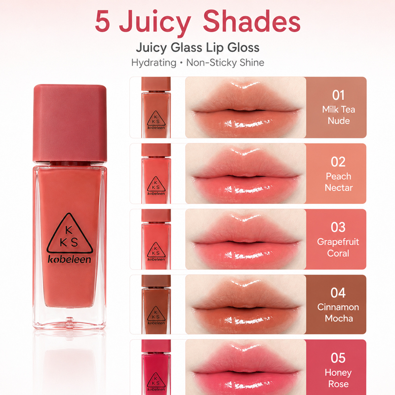 K-Beauty Juicy Glass Lip Gloss - Beauty Makeup Korean recension och pris
