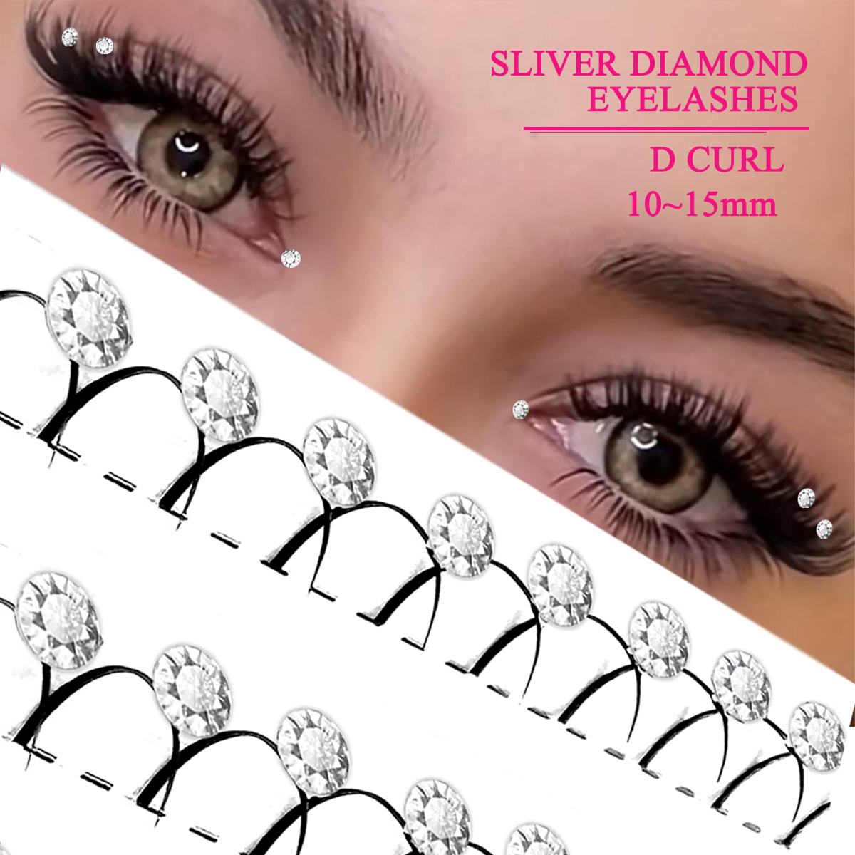 Domi 3D Mix Color Glitter Diam - Beauty Makeup Korean recension och pris
