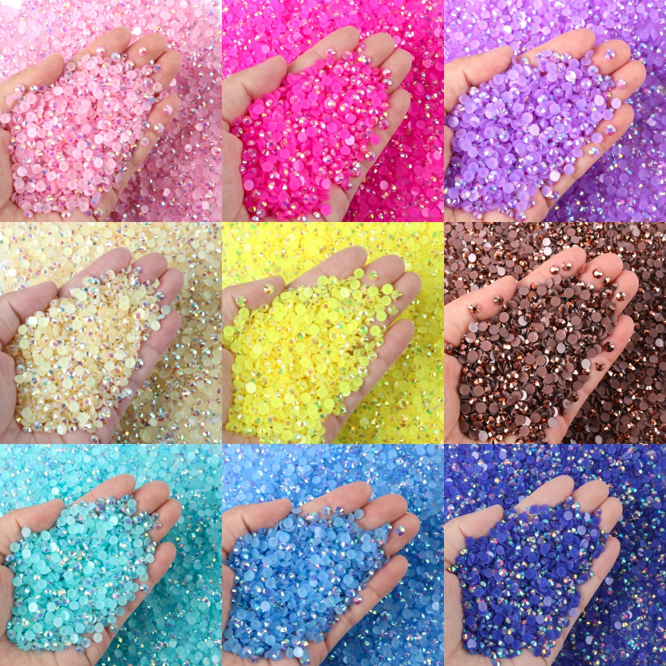 Resin Rhinestones Flatback Rou - Beauty Gems Makeup recension och pris
