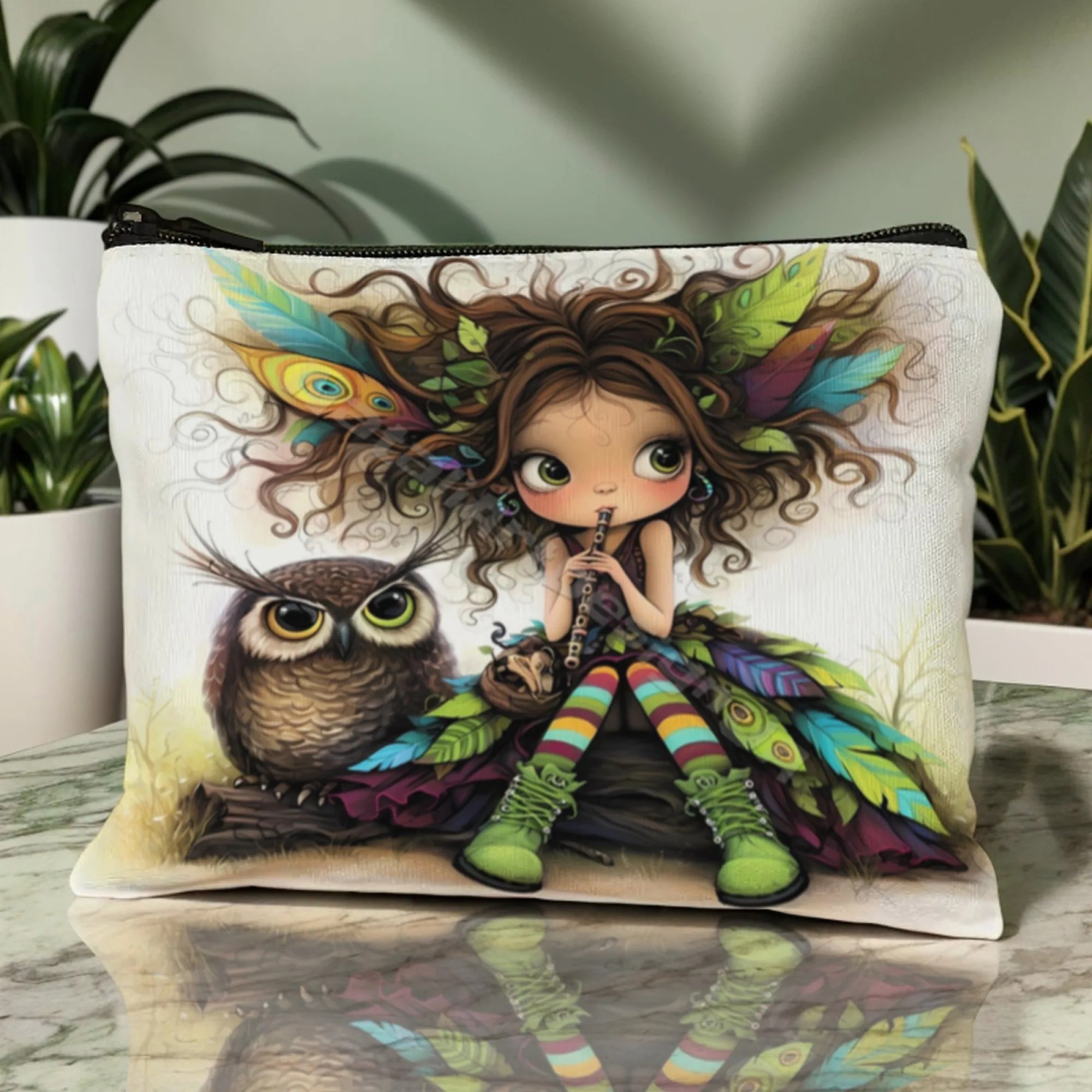 Cartoon Girl Makeup Bag Zipper - Beauty Makeup Women recension och pris