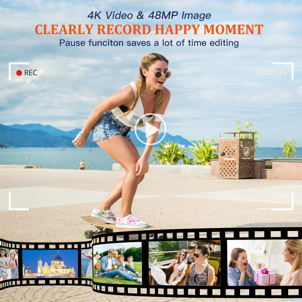 4K Digital Camera Auto Focus 4 - Beauty Makeup Korean recension och pris