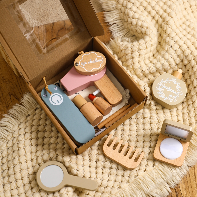 Girls Simulation Wooden Cosmet - Beauty Makeup Usa recension och pris