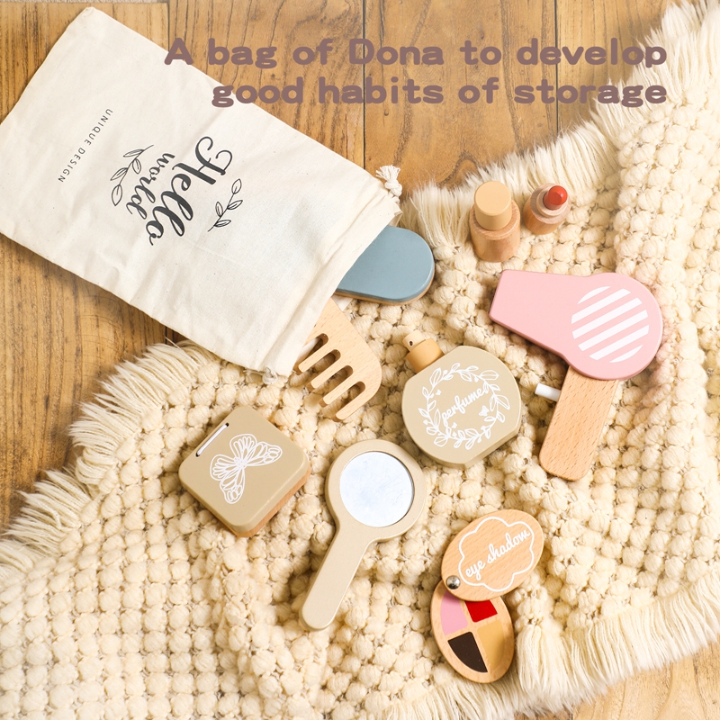 Girls Simulation Wooden Cosmet - Beauty Makeup Usa recension och pris