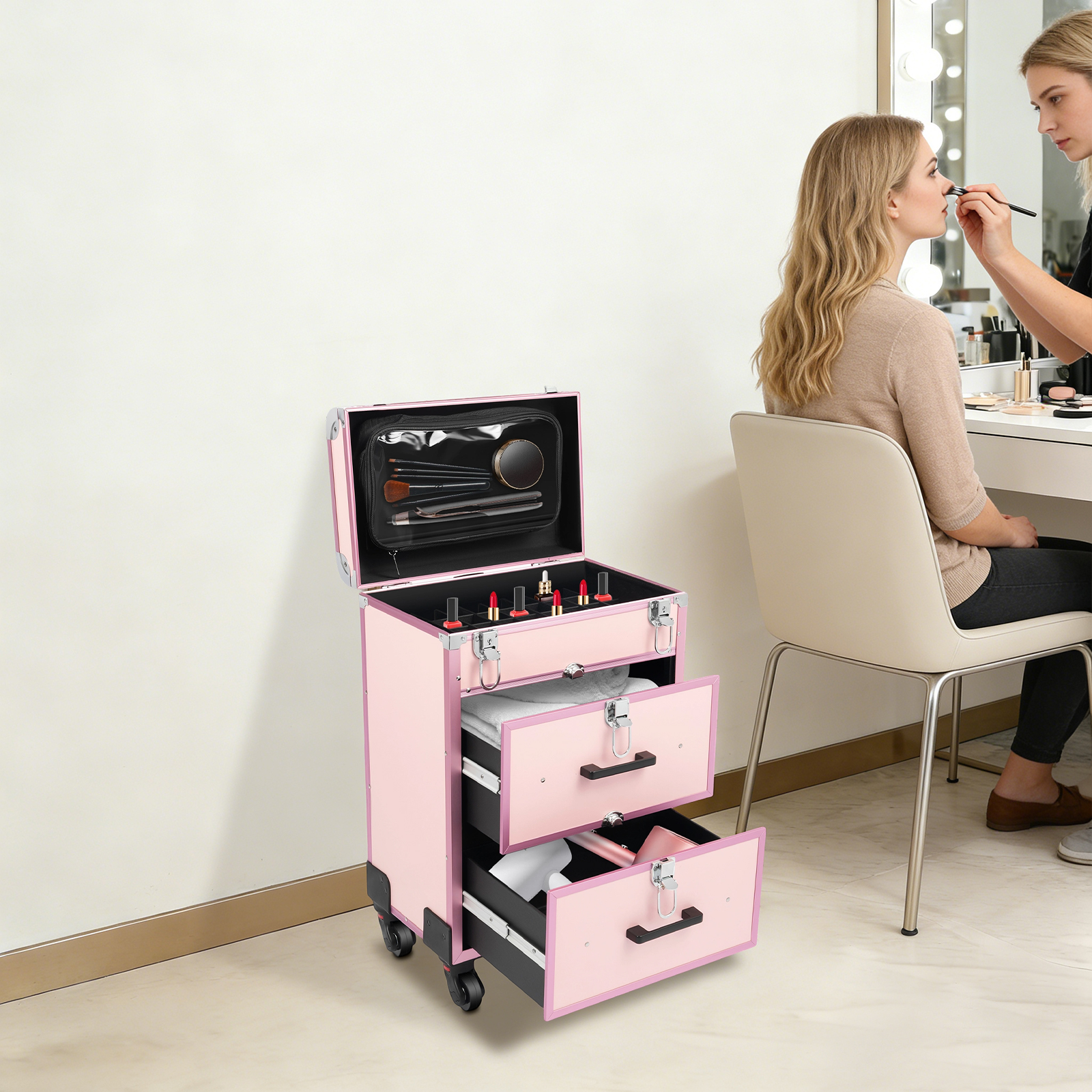 Bymaocar 40 Grids Makeup Train - Beauty And Makeup recension och pris