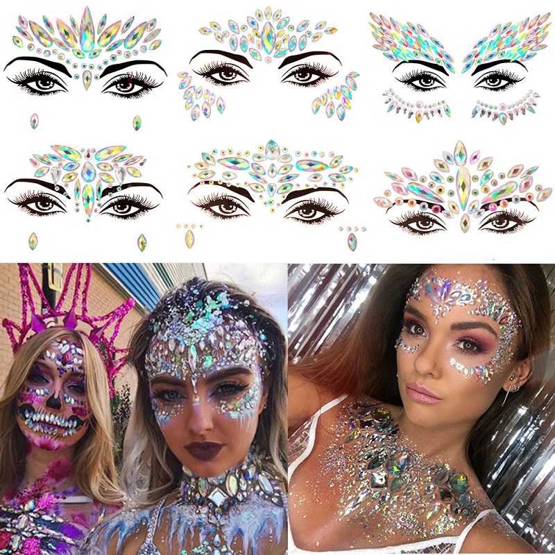 3D Rhinestone Bright Face stic - Beauty Gems Makeup recension och pris