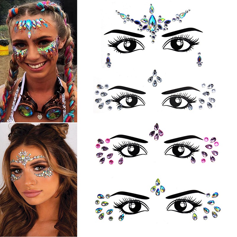 3D Rhinestone Bright Face stic - Beauty Gems Makeup recension och pris