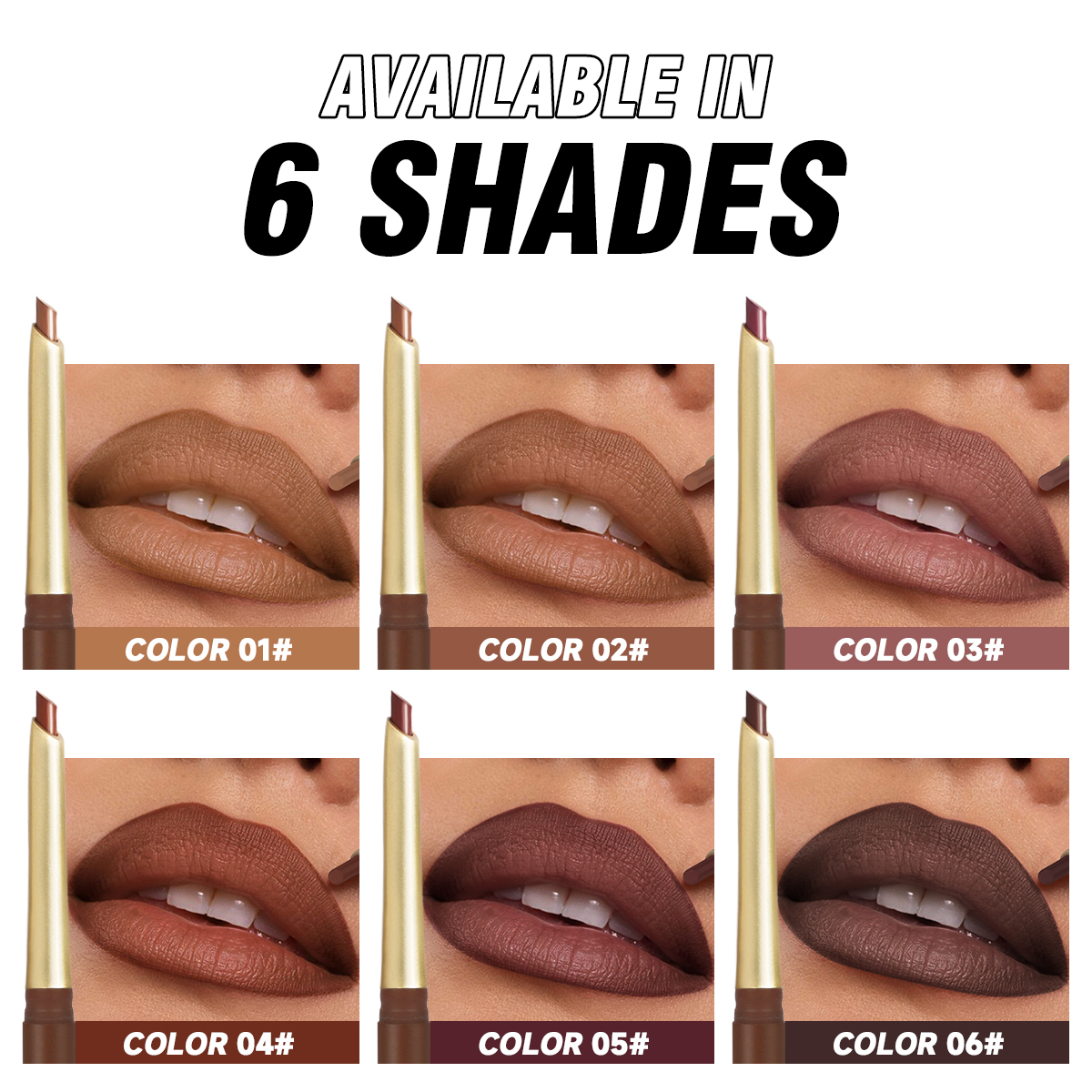 1pc Matte Lip Liner Pencil - S - Lip Liner Pencil recension och pris