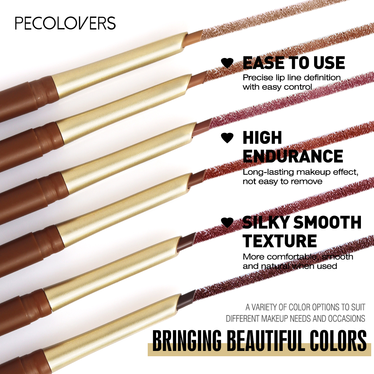 1pc Matte Lip Liner Pencil - S - Lip Liner Pencil recension och pris