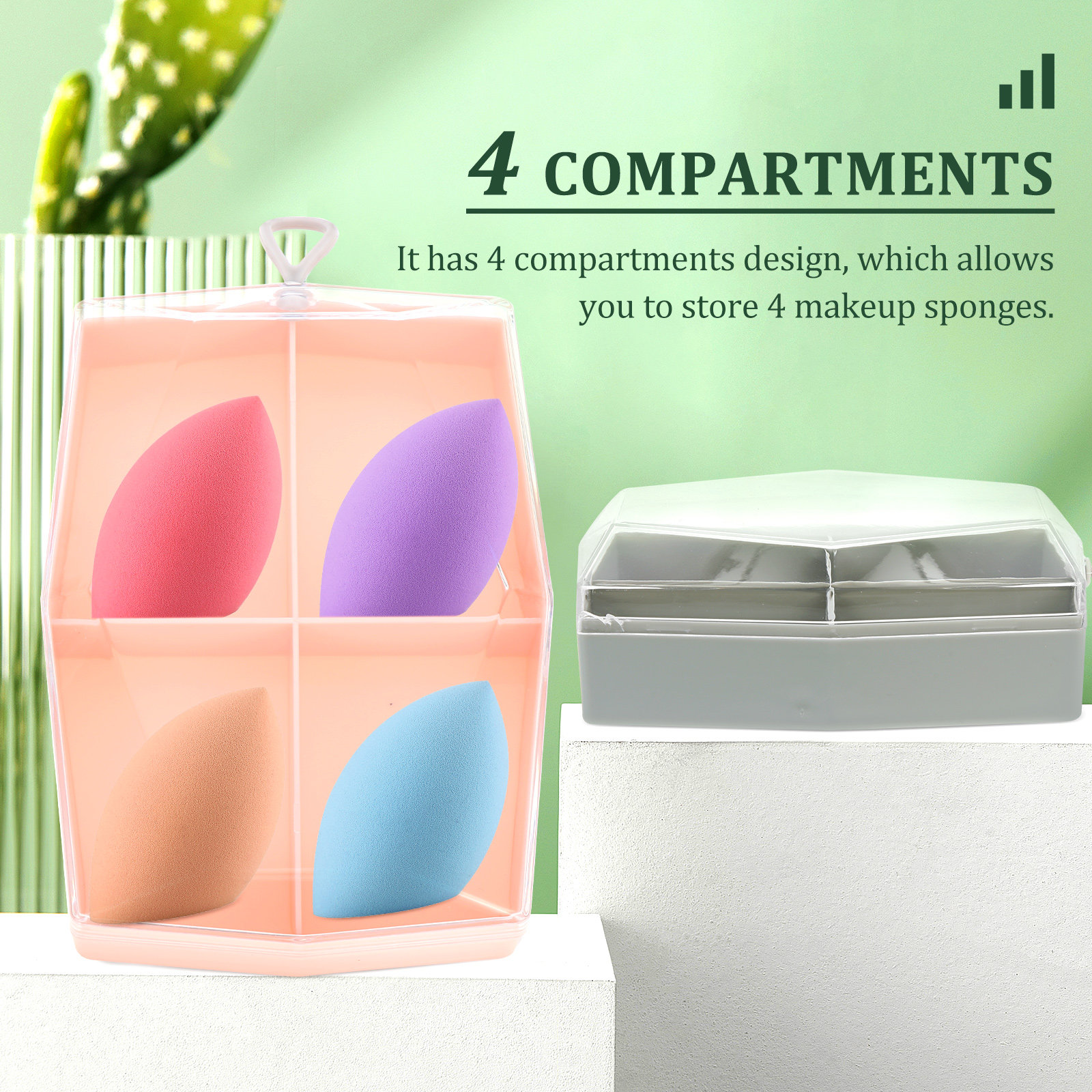 2Pcs Storage Case ABS Makeup S - Beauty And Makeup recension och pris