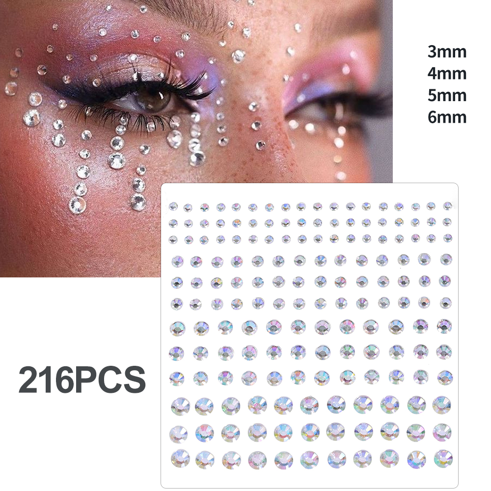 1pcs Face Diamond Water Drops  - Beauty Gems Makeup recension och pris